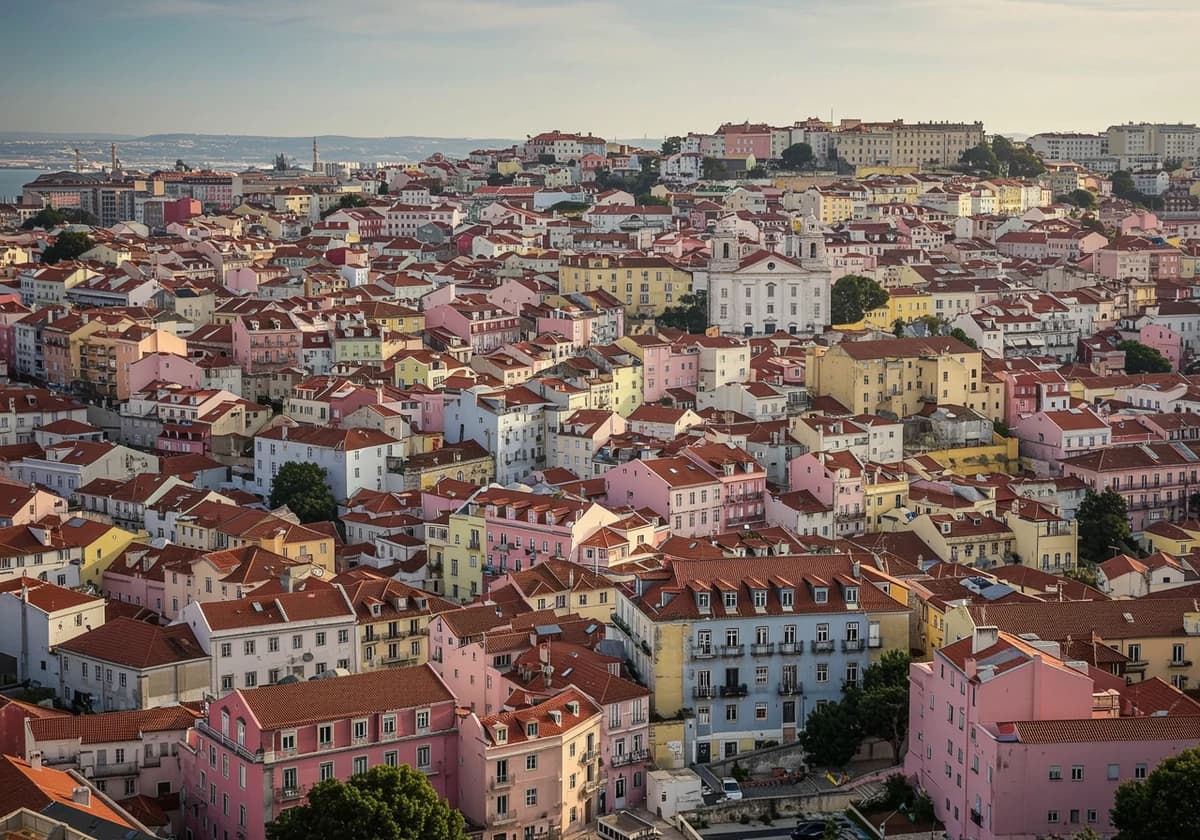 Utsikt över Lisbon
