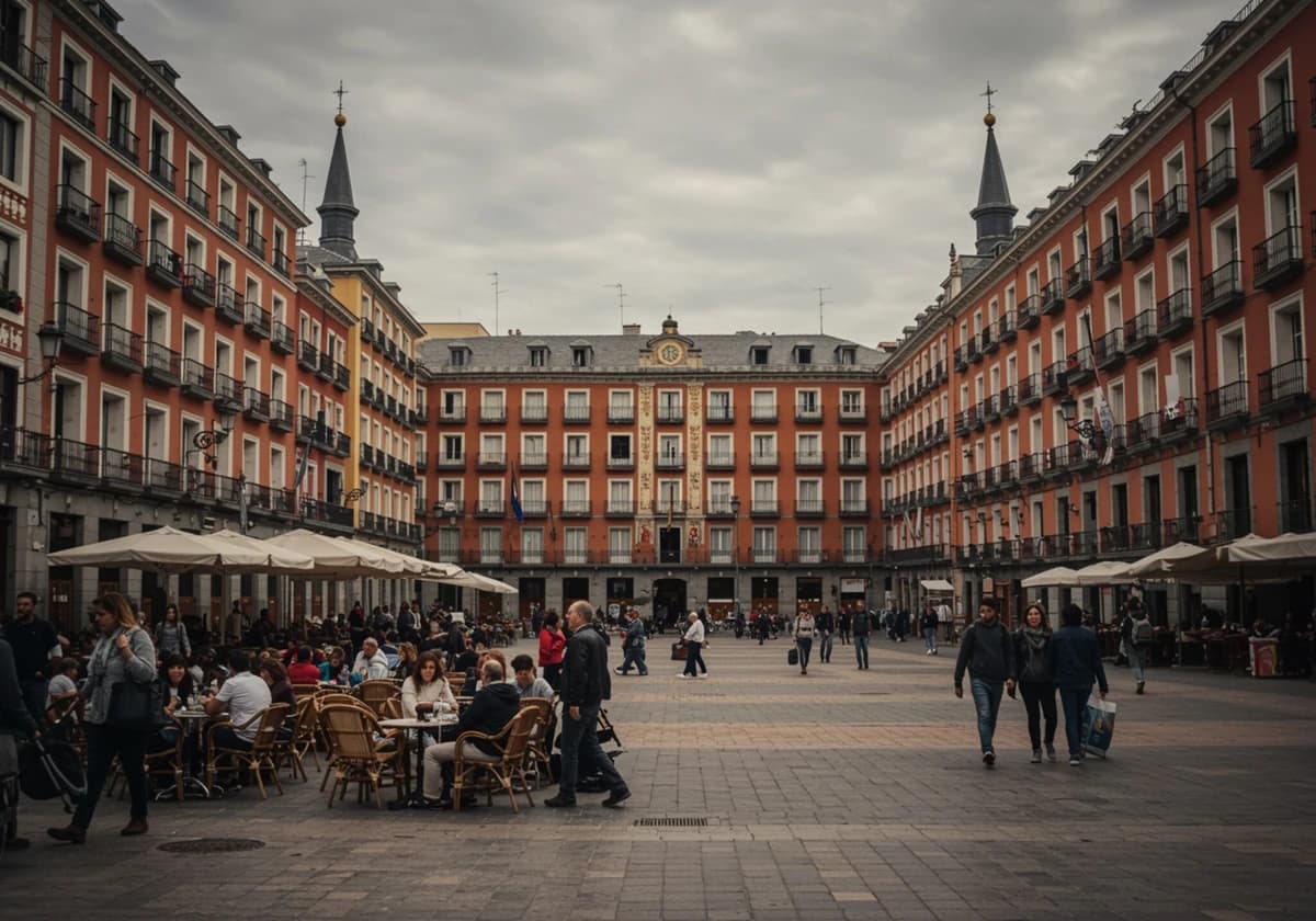Utsikt över Madrid