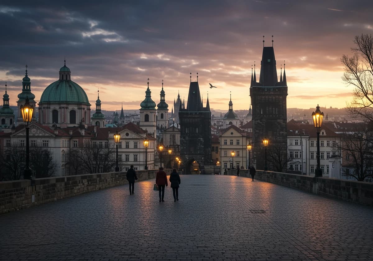 Utsikt över Prague